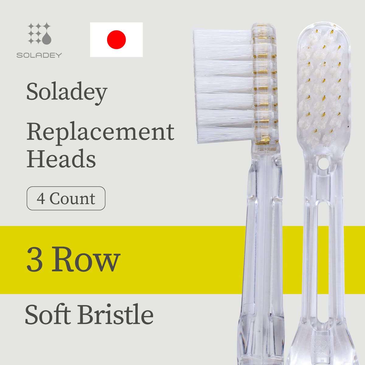 SOLADEY Ionic Toothbrush heads