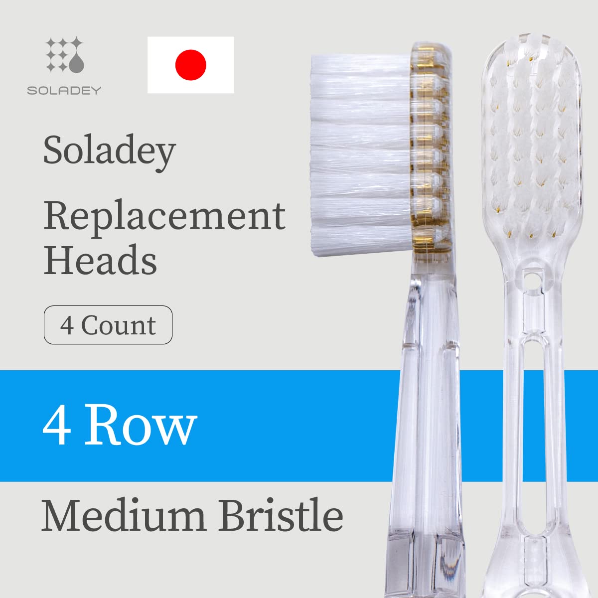 SOLADEY Ionic Toothbrush heads