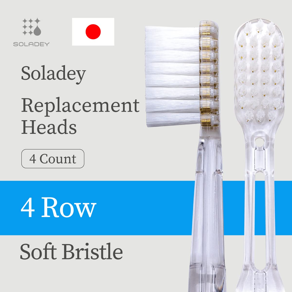 SOLADEY Ionic Toothbrush heads