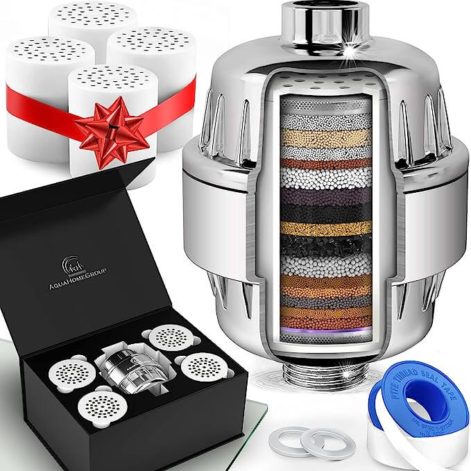 20 stage shower water filter