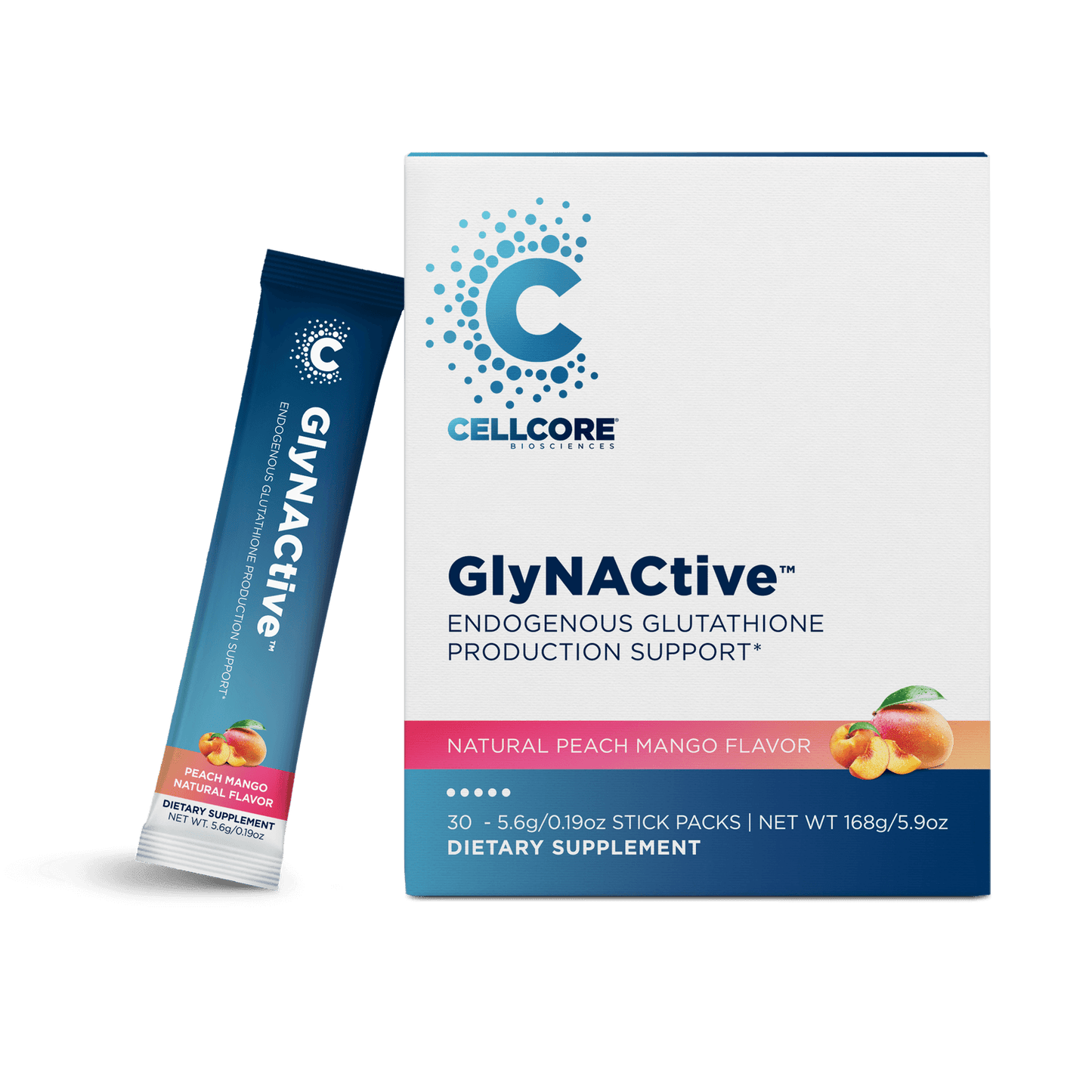 GlyNACtive Stick Pack – CellCore Biosciences supplement for optimal health and wellness