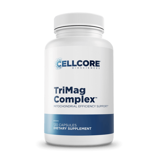 TriMag Complex single bottle – CellCore Biosciences magnesium blend supplement