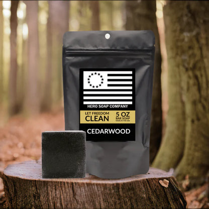 Cedarwood Bar Soap from Hero Soap Company
