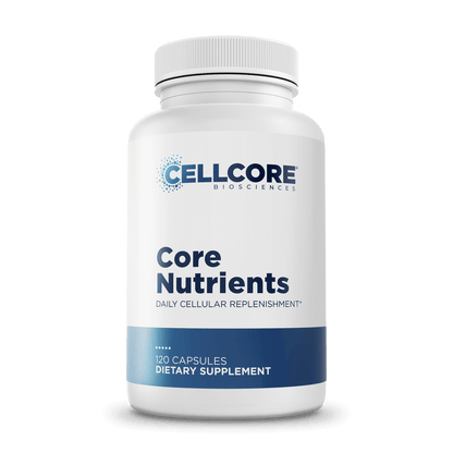 Core Nutrients full-spectrum vitamins and minerals from CellCore Biosciences – 120 ct bottle