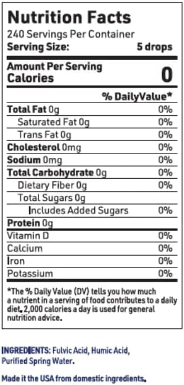 Fulvic Acid Minerals