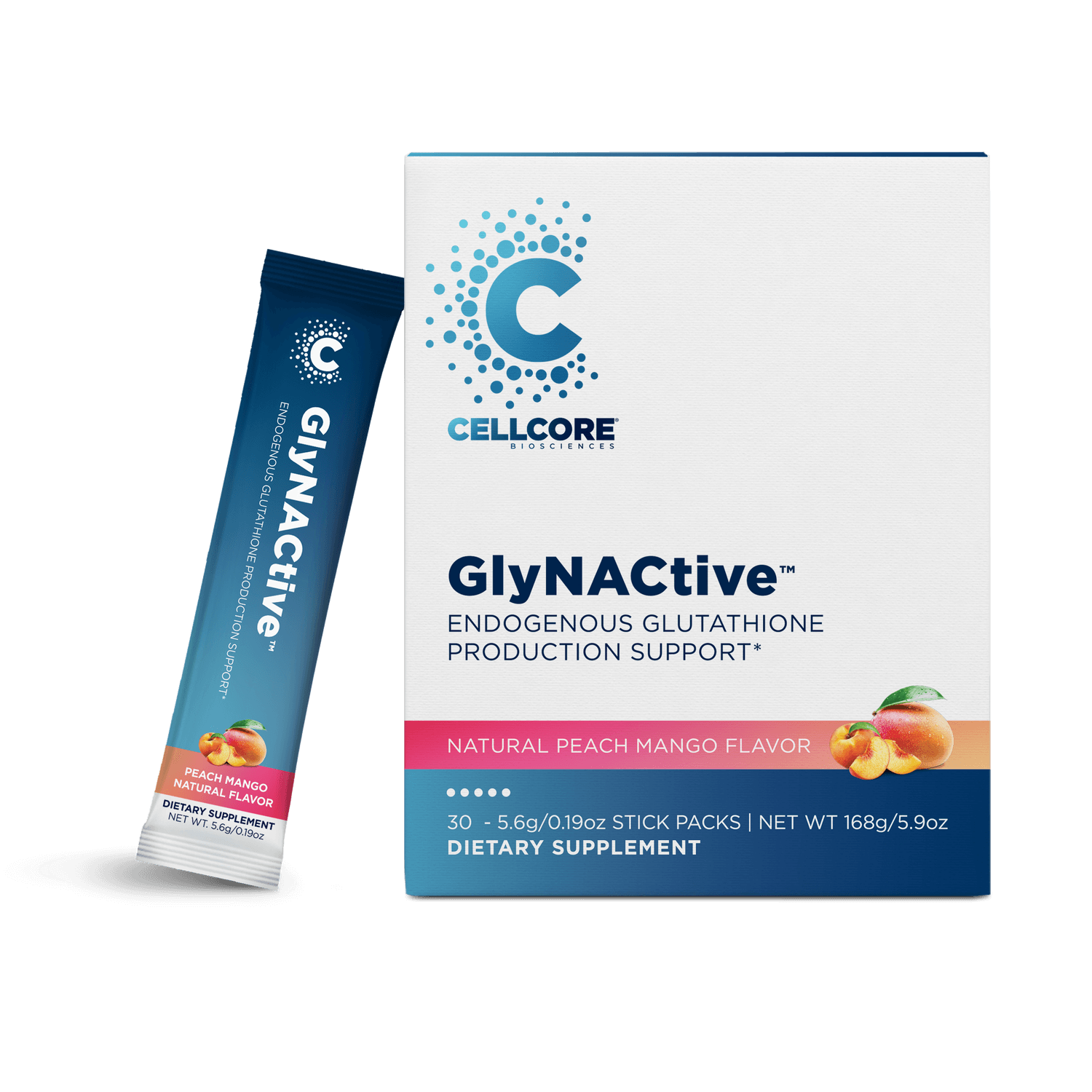 GlyNACtive Stick Pack – CellCore Biosciences supplement for optimal health and wellness