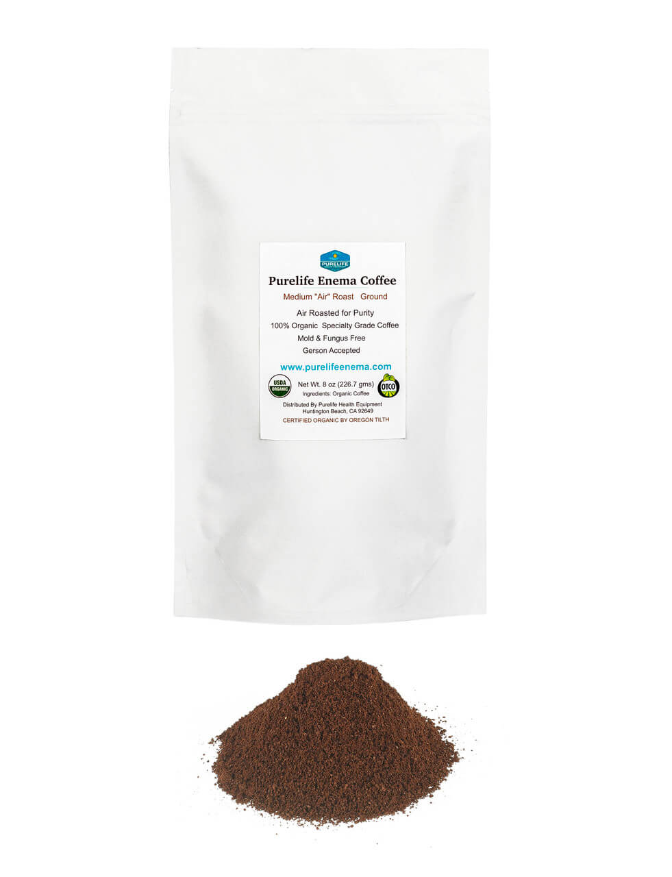 Coffee Enema Kit - 2 Qt Silicone Bag