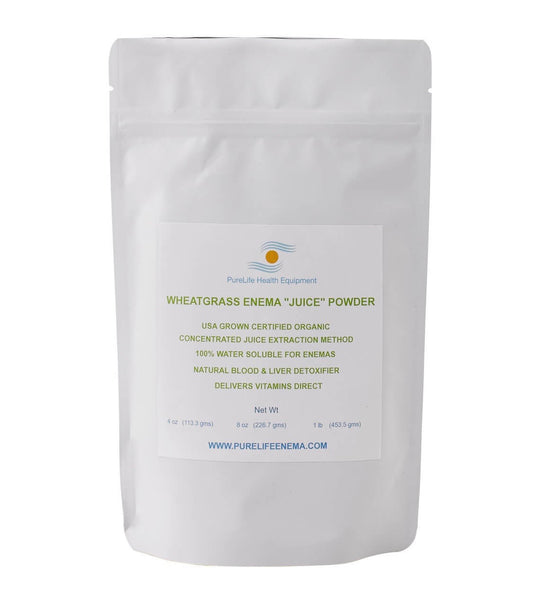 Wheatgrass Enema "Juice" Powder / 1/4 LB Pound / Organic