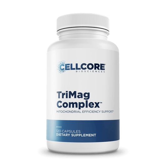 TriMag Complex single bottle – CellCore Biosciences magnesium blend supplement